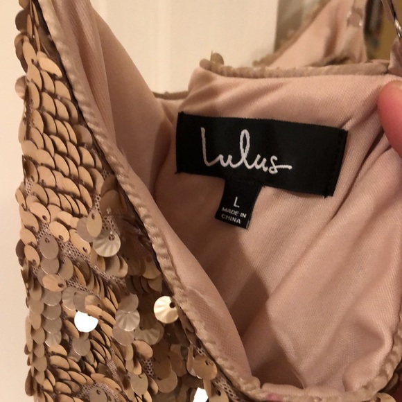 Lulu gold sequin party dress - Picture 4 of 4